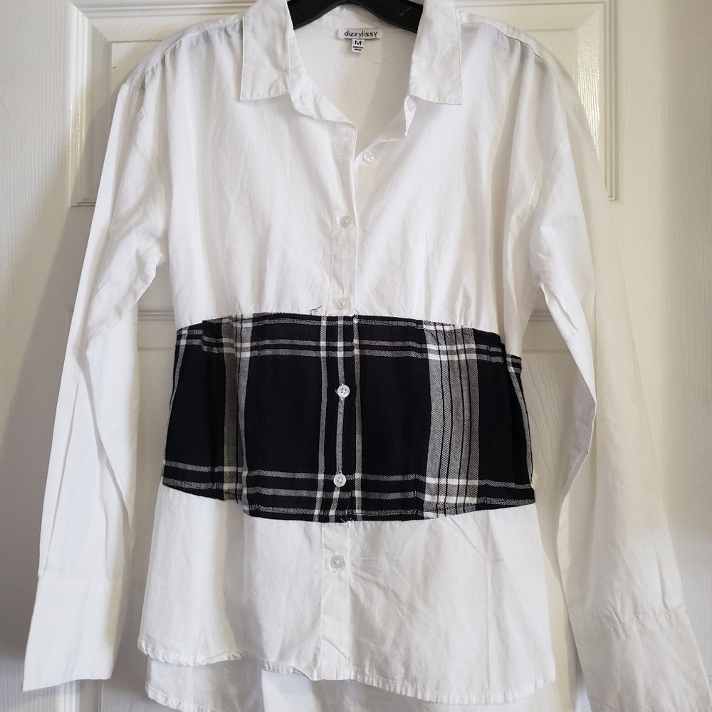 Long sleeve high low shirt